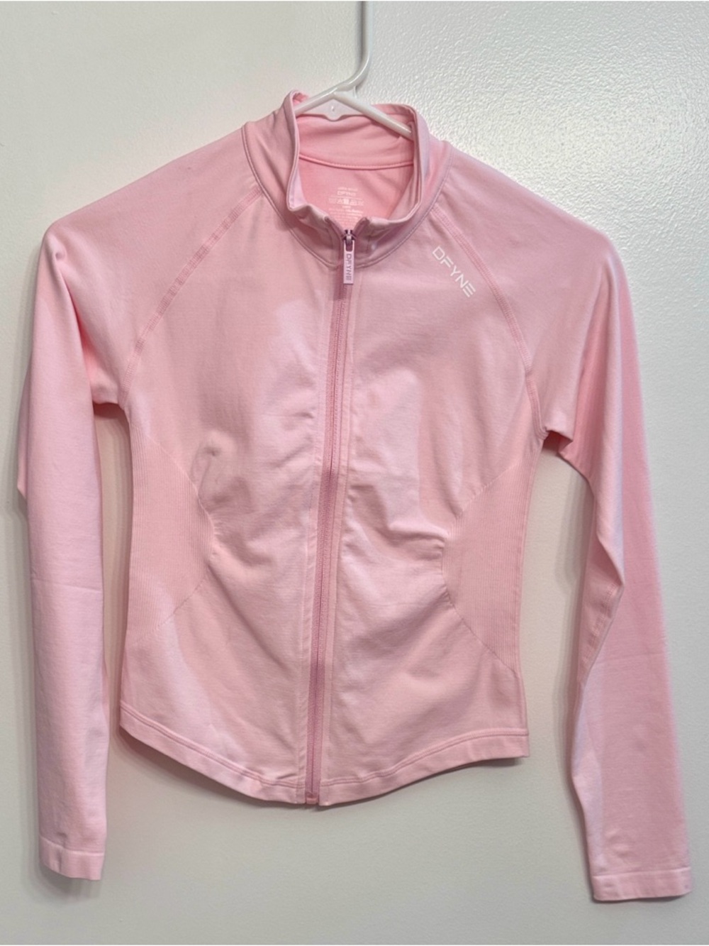 DFYNE Rose Pink Full-Zip Performance Jacket XS